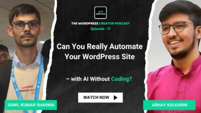 WordPress AI Automation Kaise Kare Without Coding? (Hindi)