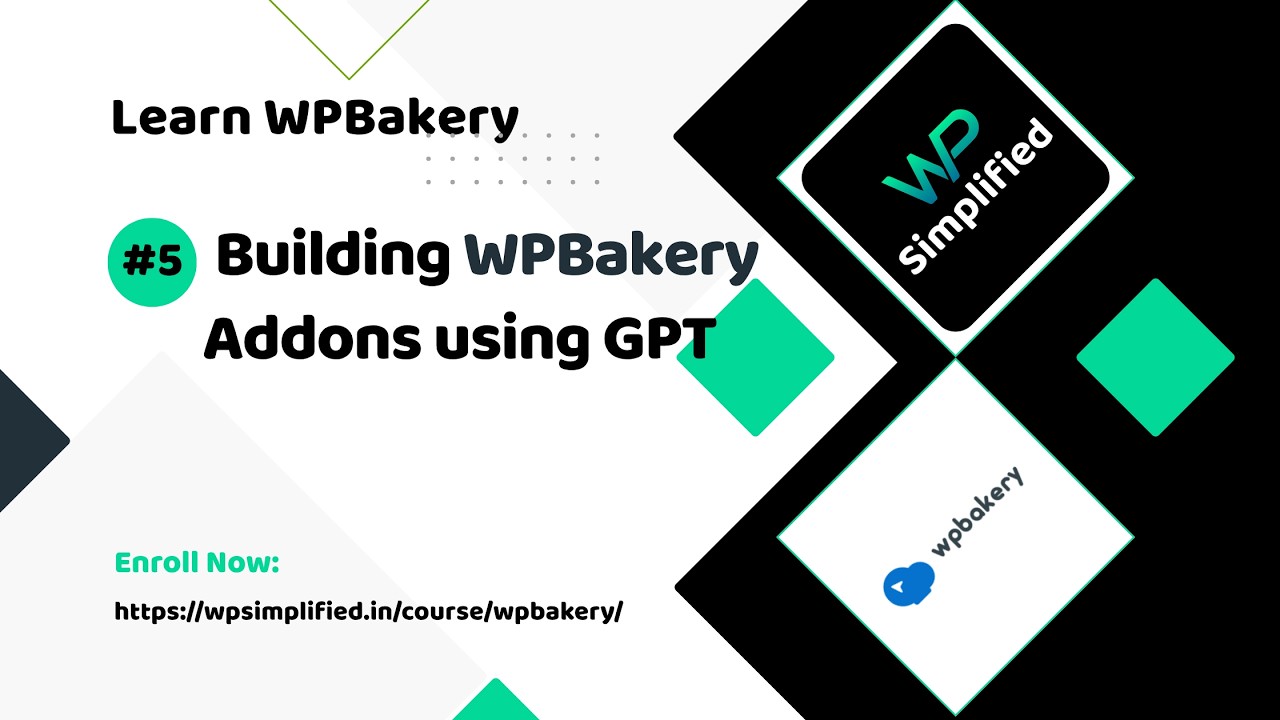 #5 Building WPBakery Addons using GPT | Learn WPBakery