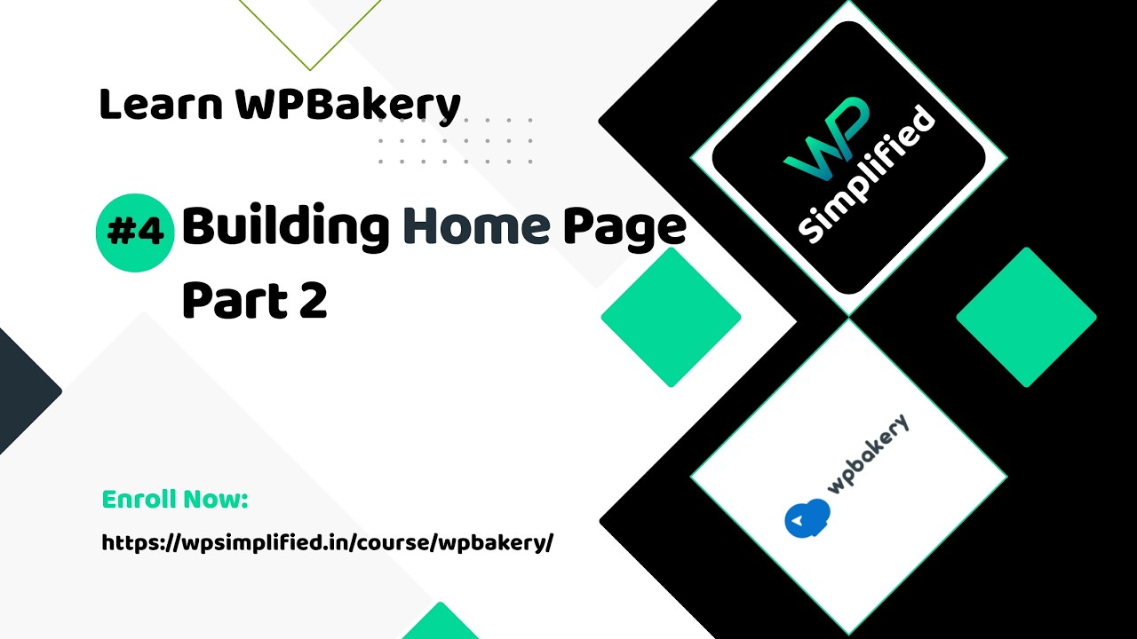 #4 Building Home Page Part 1 | Learn WPBakery
