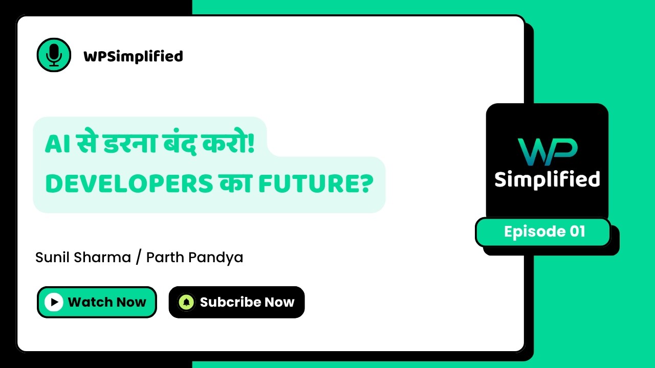 AI से डरना नहीं, सीखना है 🔥 | WordPress Community, AI & Future Careers ft. Parth Sir