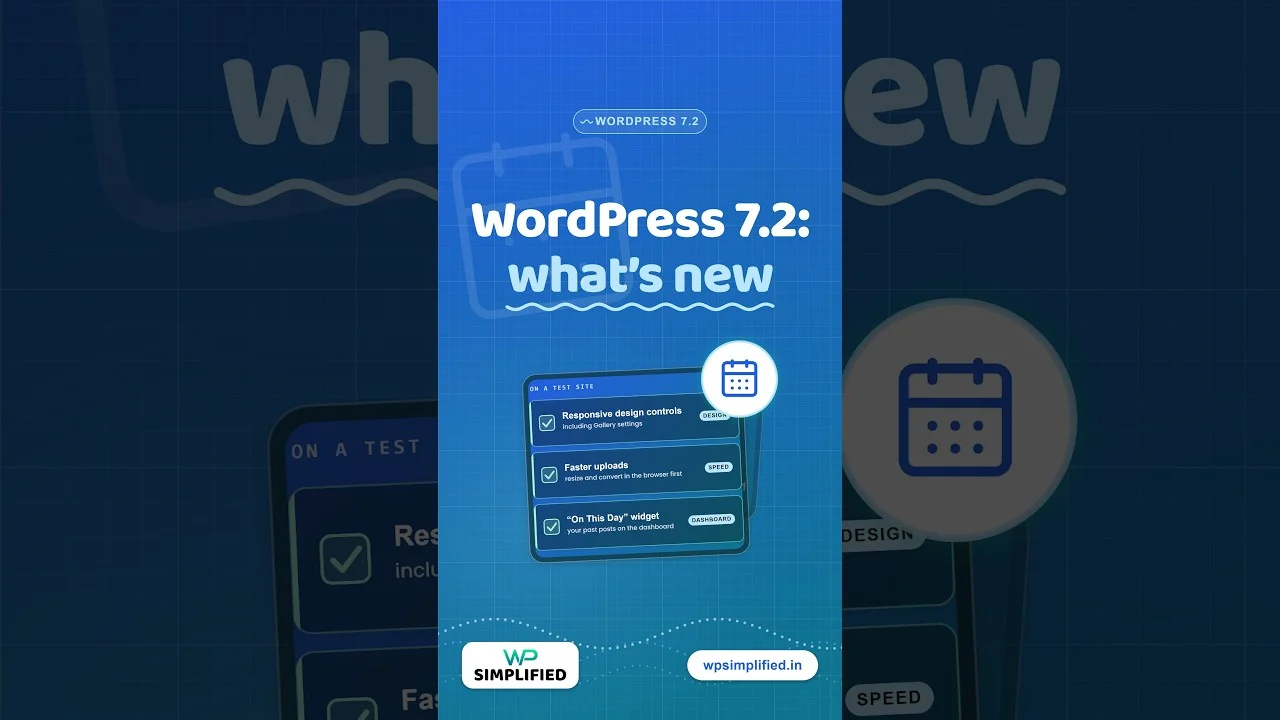 WordPress Development: 7.2 Mein Kya Naya Hai?