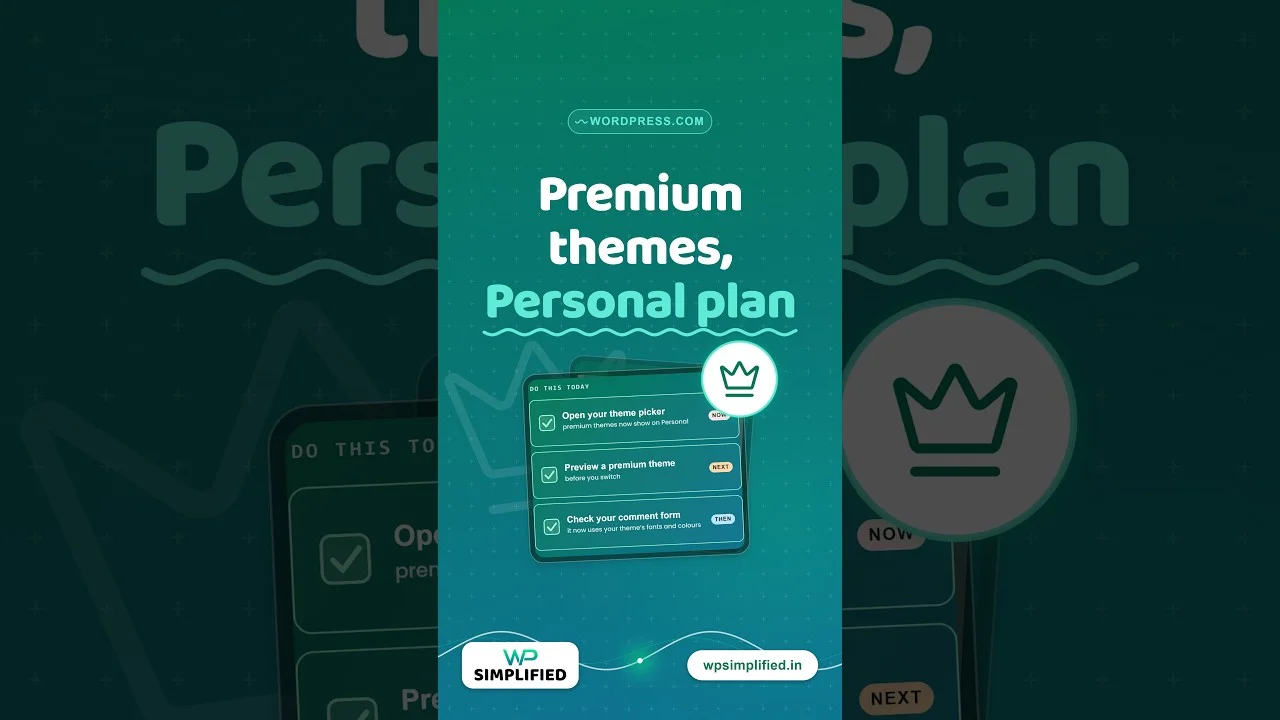 WordPress Theme Update: Premium Themes Personal Plan Par?