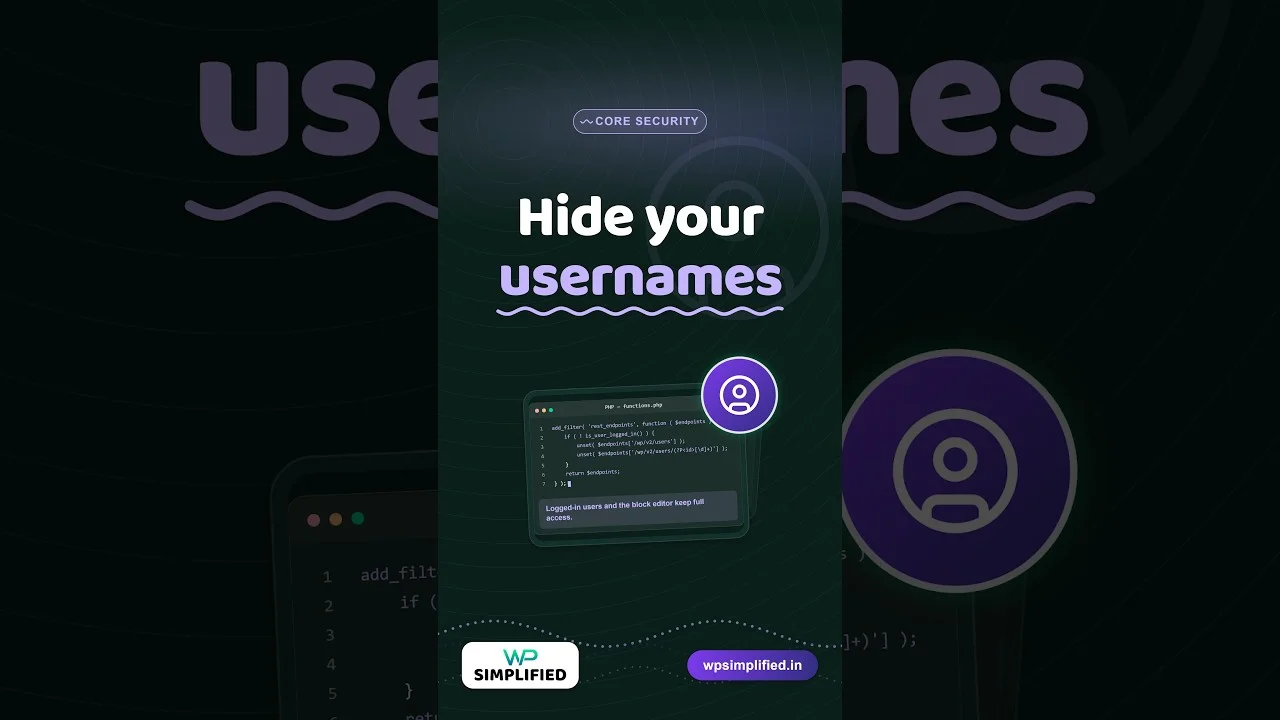 WordPress Security: Usernames Kaise Chhupaye? REST API