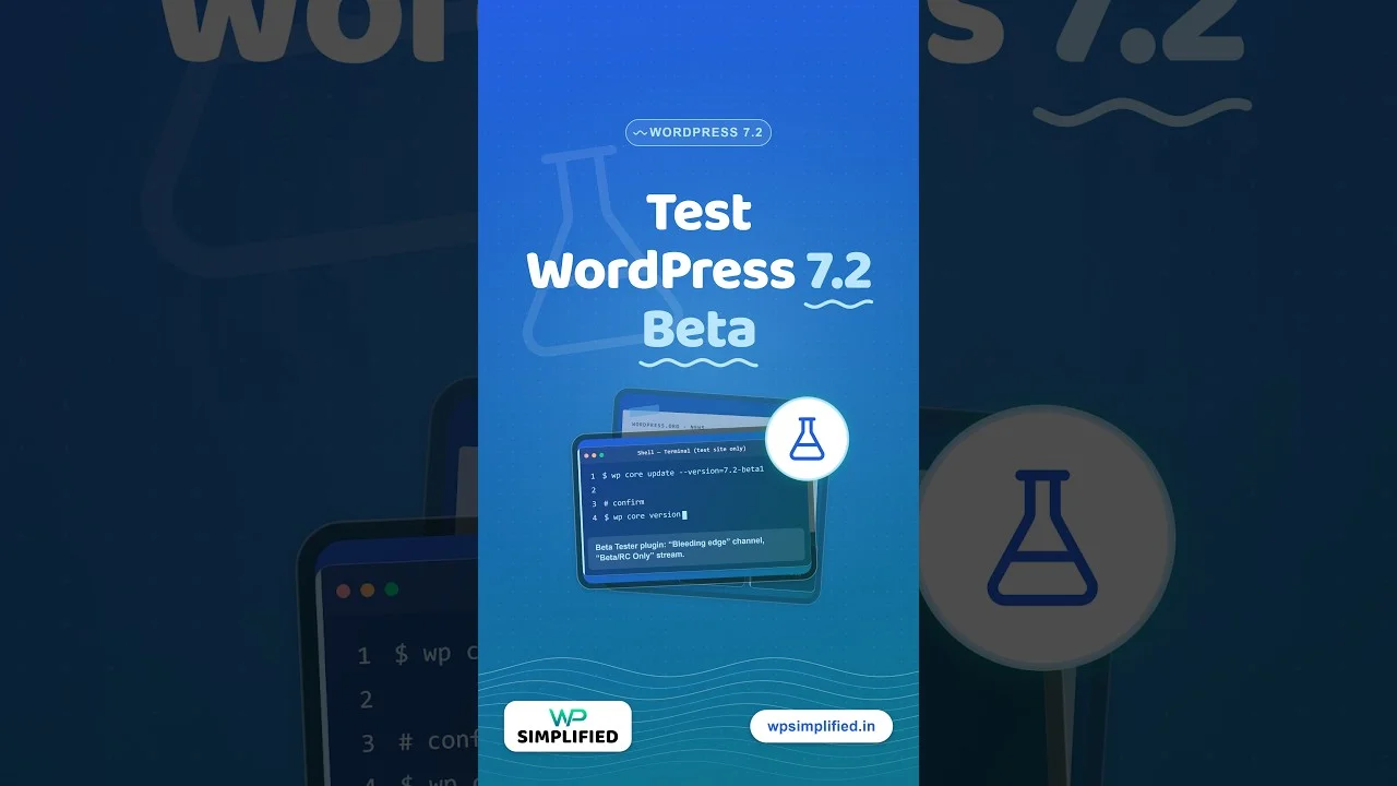 WordPress Development: 7.2 Beta Kaise Test Kare?